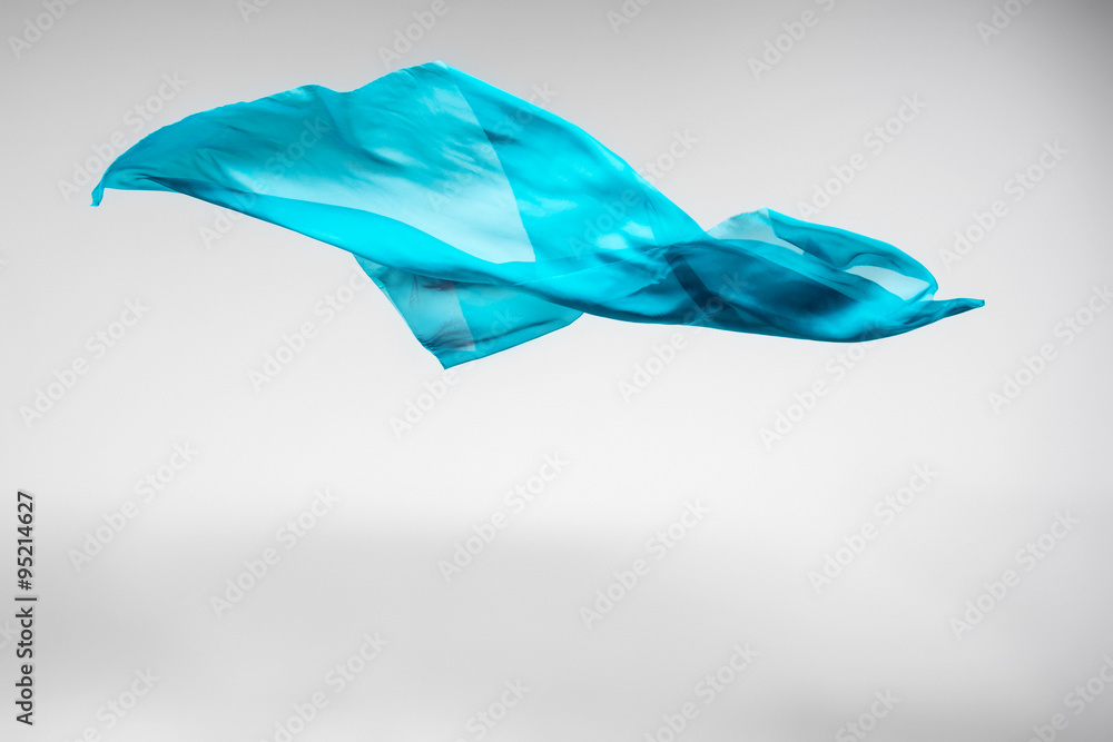 abstract teal fabric in motion abstract teal fabric in motion
