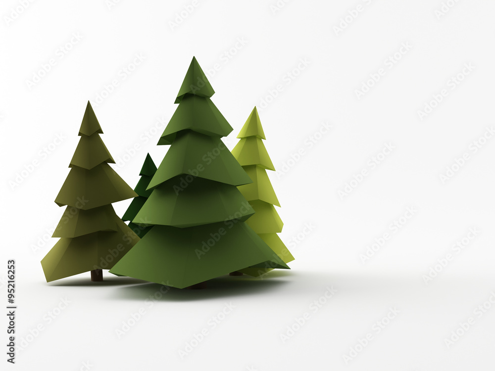 Fototapeta premium low poly