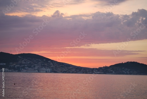 Sunset at Prince Islands in the Sea of Marmara