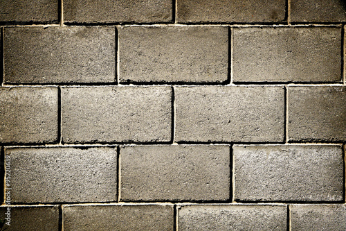 Texture of grey cream brick wall