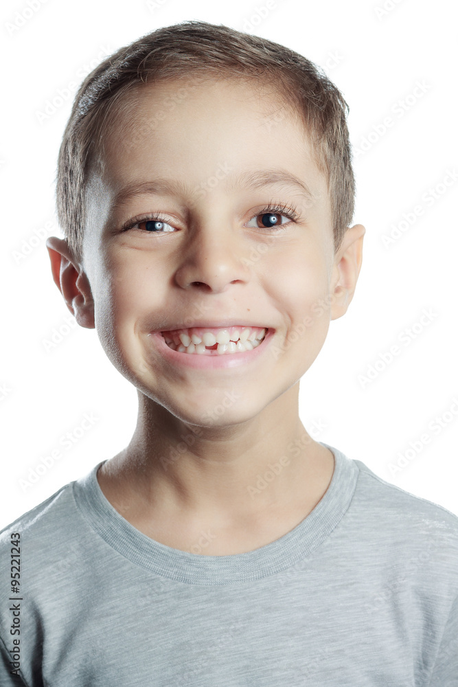 toothless smiling boy showing his first tooth milk lost toothless smiling boy showing his first tooth milk lost