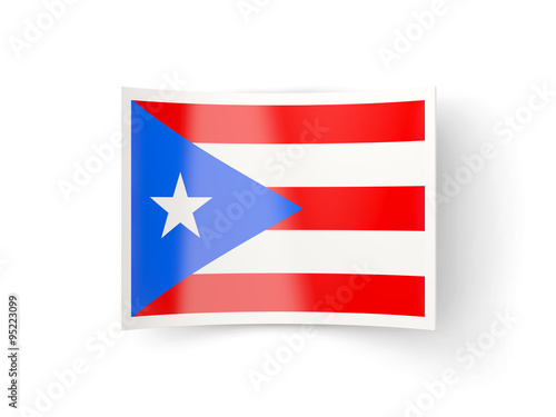 Bent icon with flag of puerto rico Free Download Bent icon with flag of puerto rico - GFXLoad
