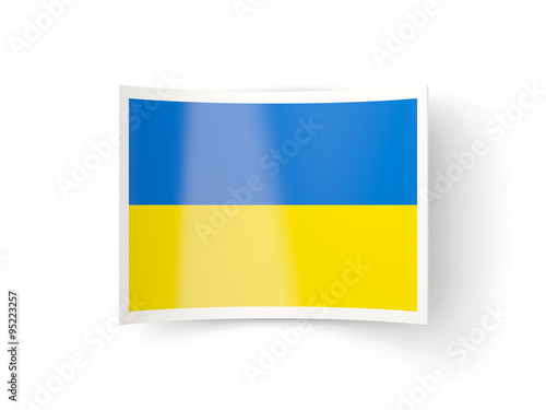Free Download Bent icon with flag of ukraine - GFXLoad