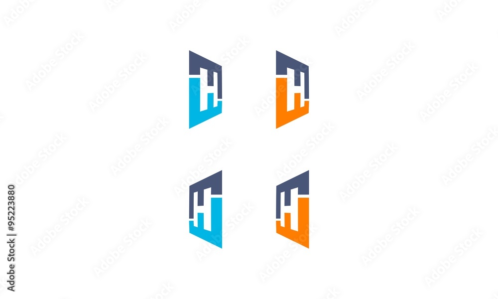 letter H logo letter H logo