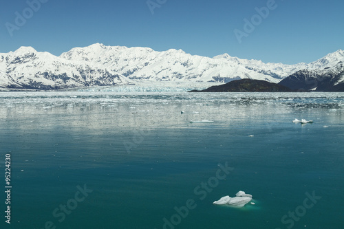 Hubbard Glacier in Yakutat Bay, Alaska.