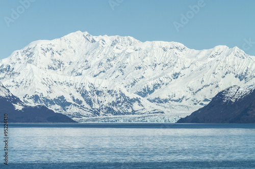 Hubbard Glacier in Yakutat Bay, Alaska.