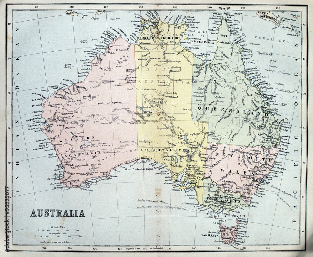 Early map of Australia