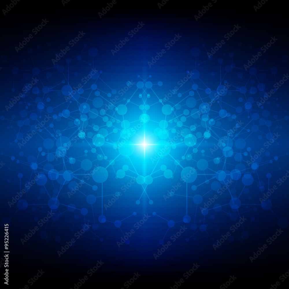 Abstract connection background with blue concept. Abstract connection background with blue concept.
