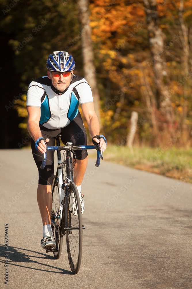 cyclist - man on bicycle cyclist - man on bicycle