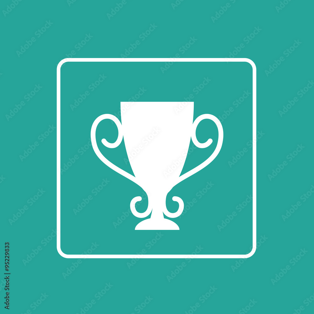 Winner Cup Icon Thin Line Simple Logo Minimalistic Style Winner Cup Icon Thin Line Simple Logo Minimalistic Style