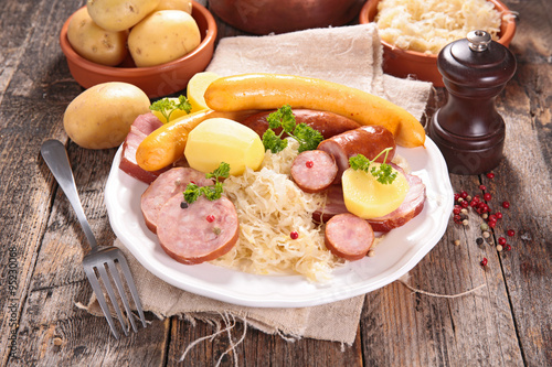 Tableau sur toile sauerkraut