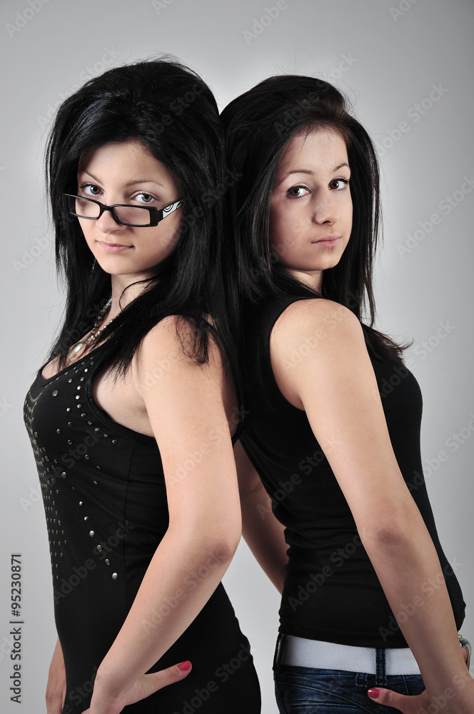 Photo of two beautiful teenage girls Photo of two beautiful teenage girls