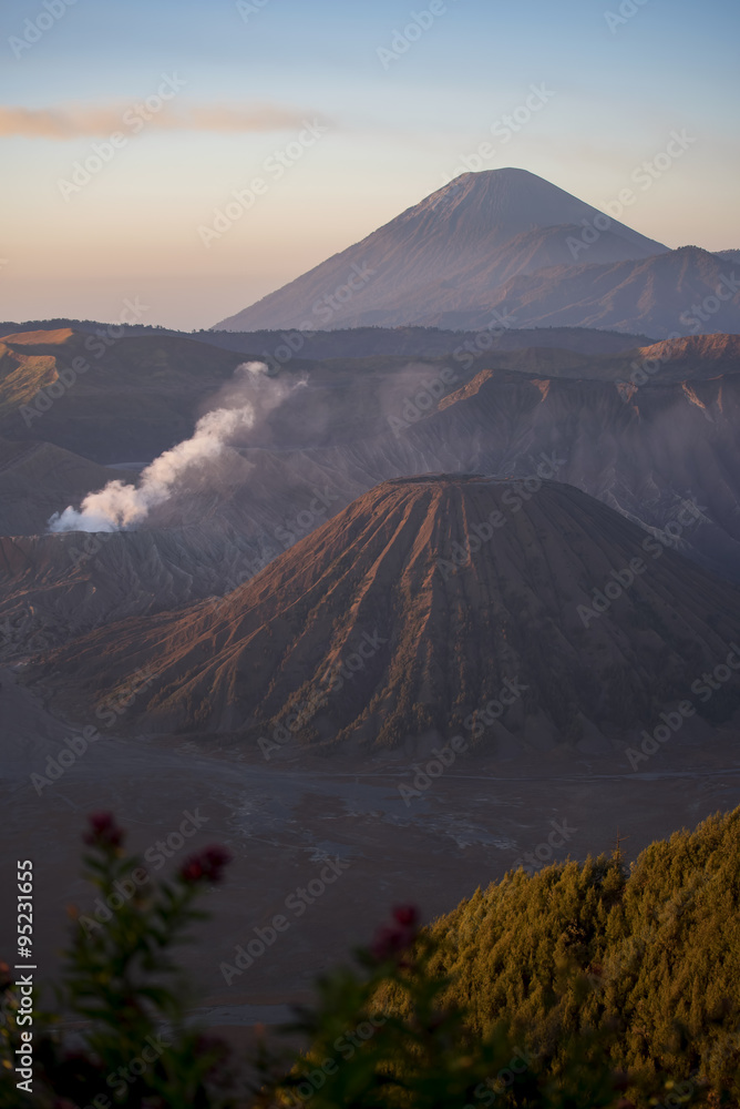 Sunrise at Mount Bromo volcano East Java, Indonesia. Sunrise at Mount Bromo volcano East Java, Indonesia.