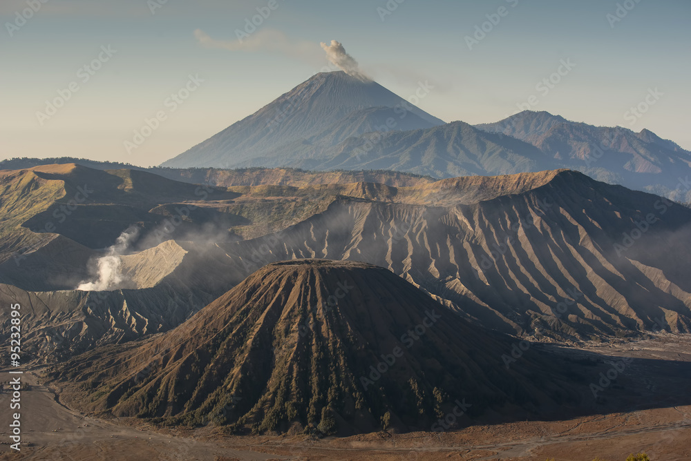 Fototapeta premium Sunrise at Mount Bromo volcano East Java, Indonesia.