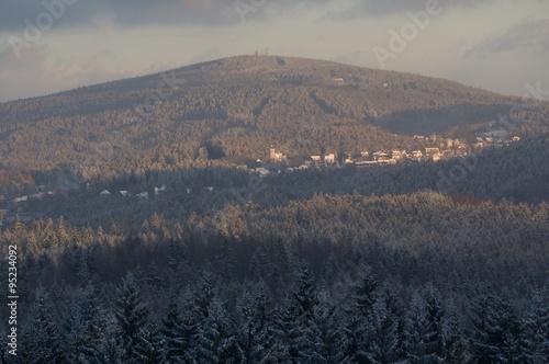 Hill Černá Studnice in the Jizera Mountains, northern Bohemia, Czech republic photo