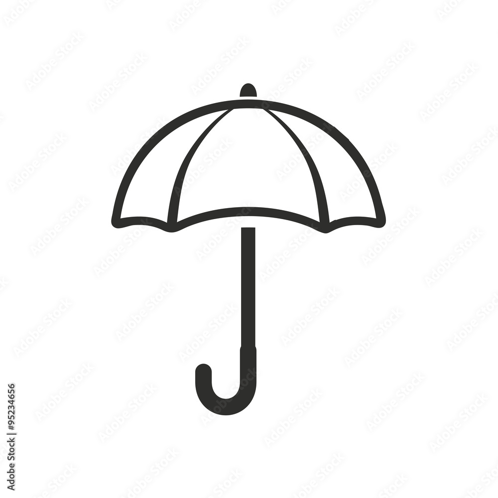 Umbrella icon. Umbrella icon.