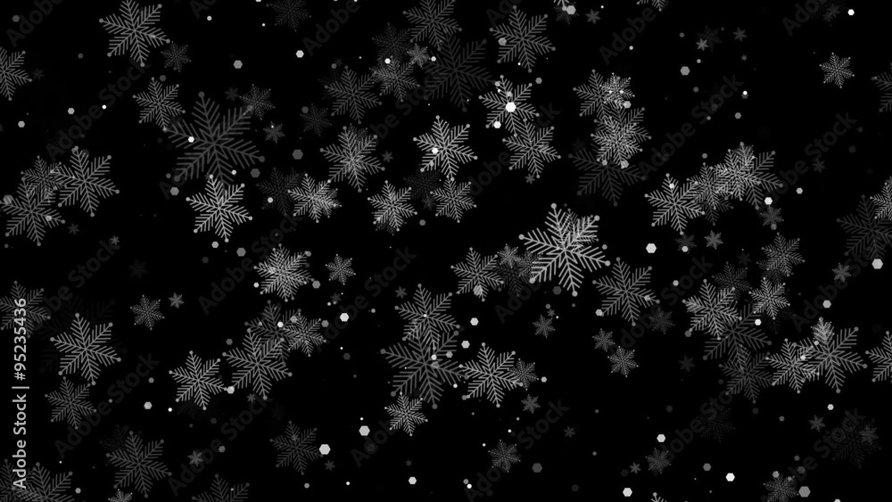 Schneeflocken in der Nacht Schneeflocken in der Nacht