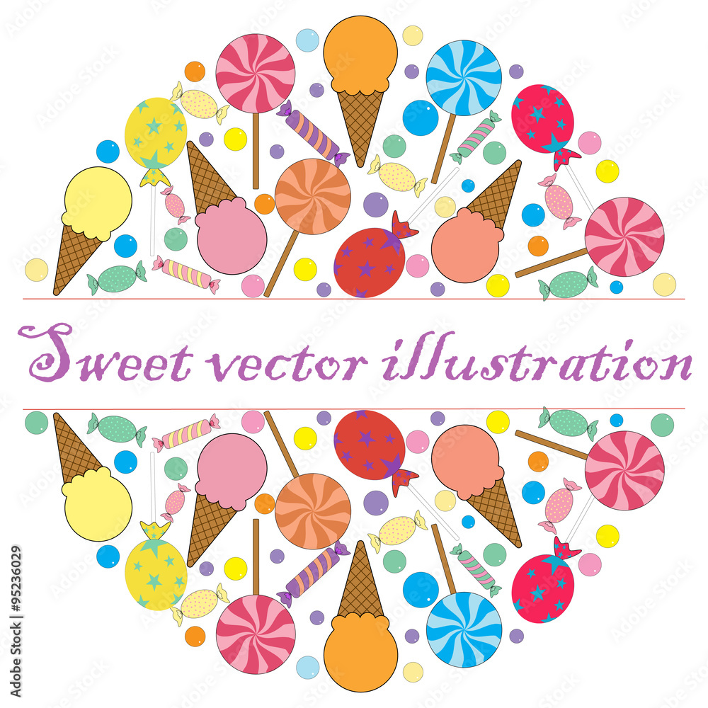 A sweet vector card for your text A sweet vector card for your text