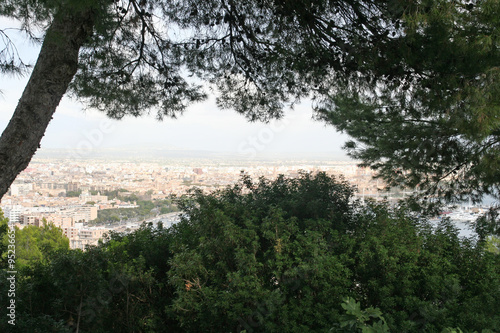 view to the city