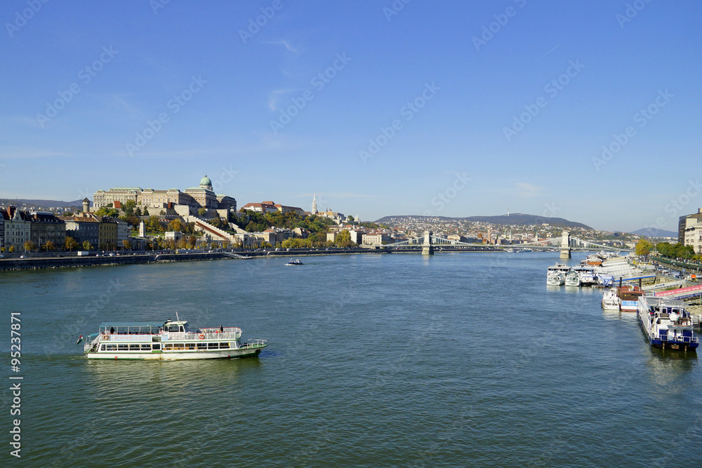 Donau in Budapest