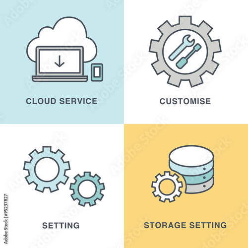 Development icons