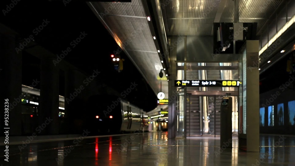 Underground train metro station Underground train metro station