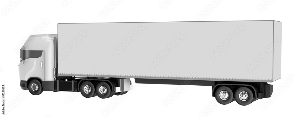 Truck isolated over white. My own design. Truck isolated over white. My own design.