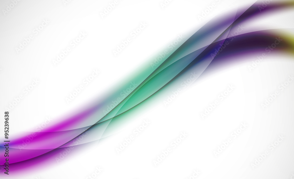 Fototapeta premium Colorful wave line, abstract background with light and shadow effects