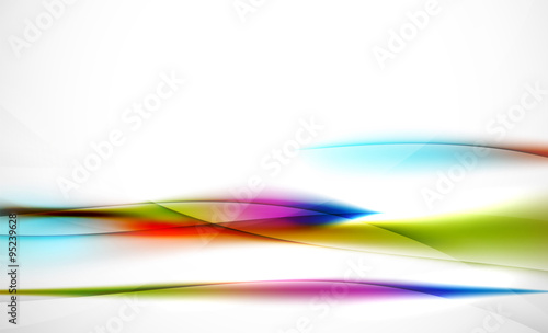 Colorful wave line, abstract background with light and shadow effects