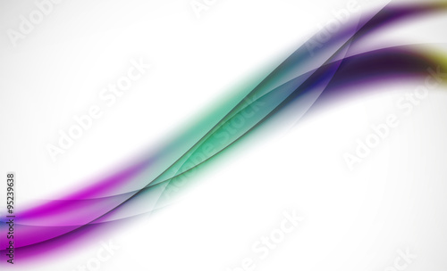 Colorful wave line, abstract background with light and shadow effects © antishock