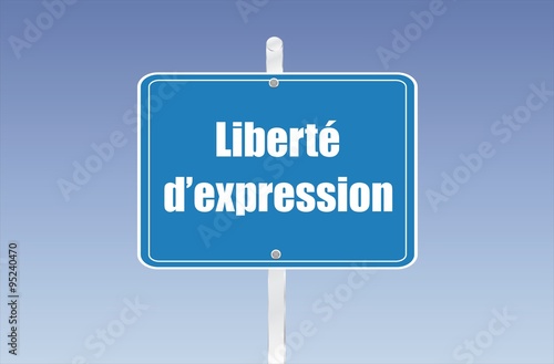 panneau liberté d'expression 06112015