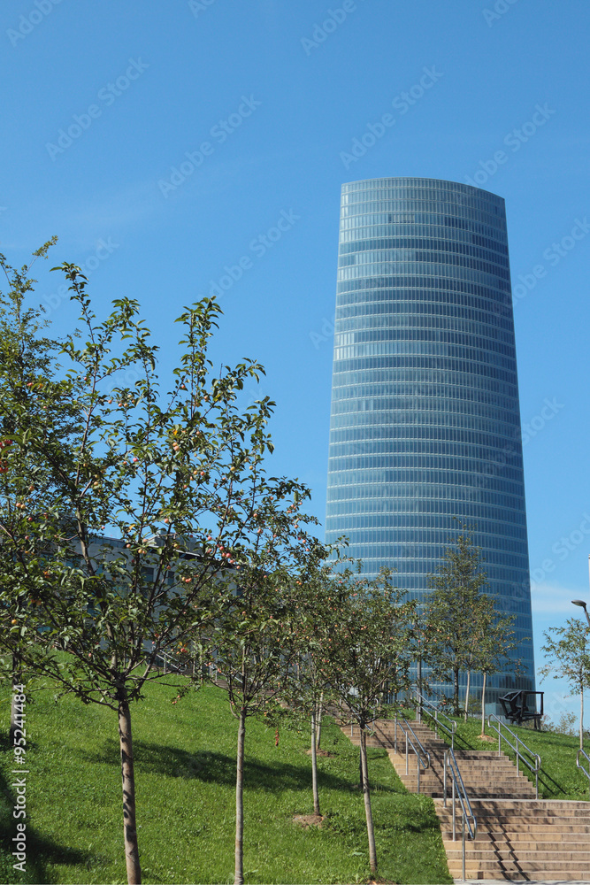 High-rise building. Bilbao, Spain High-rise building. Bilbao, Spain