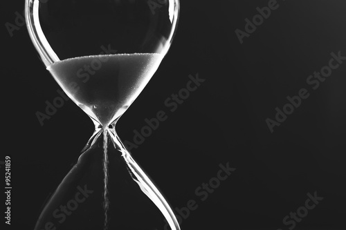 Hourglass, concept of time