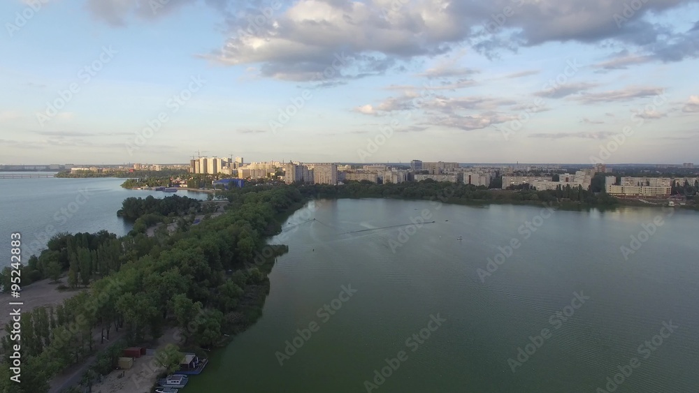 Aerial view of Voronezh city Aerial view of Voronezh city