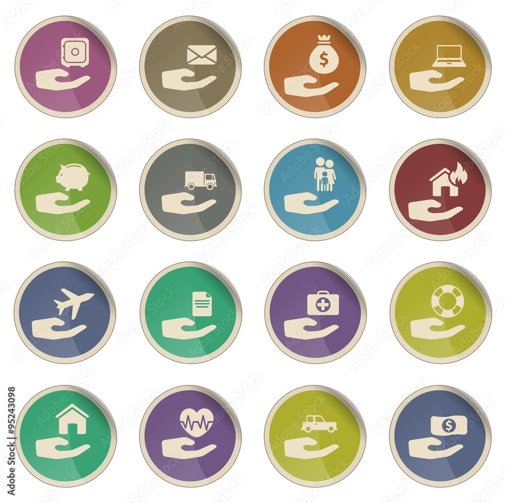 Insurance simply icons Insurance simply icons
