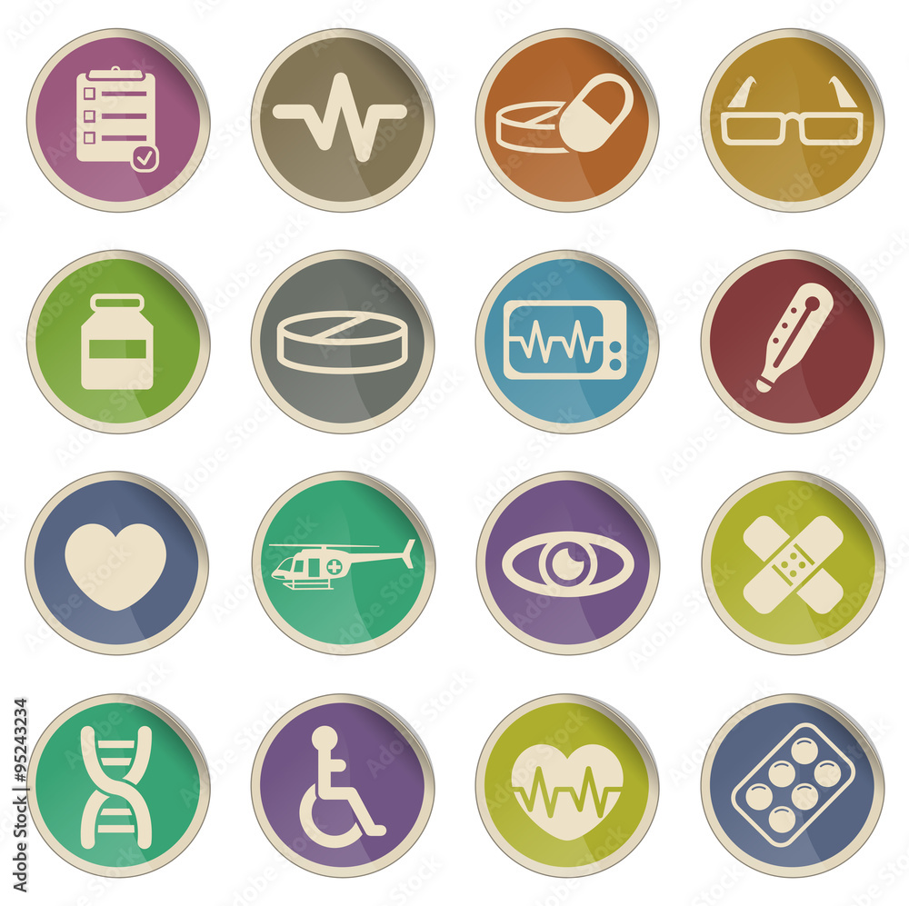 Medical simply icons