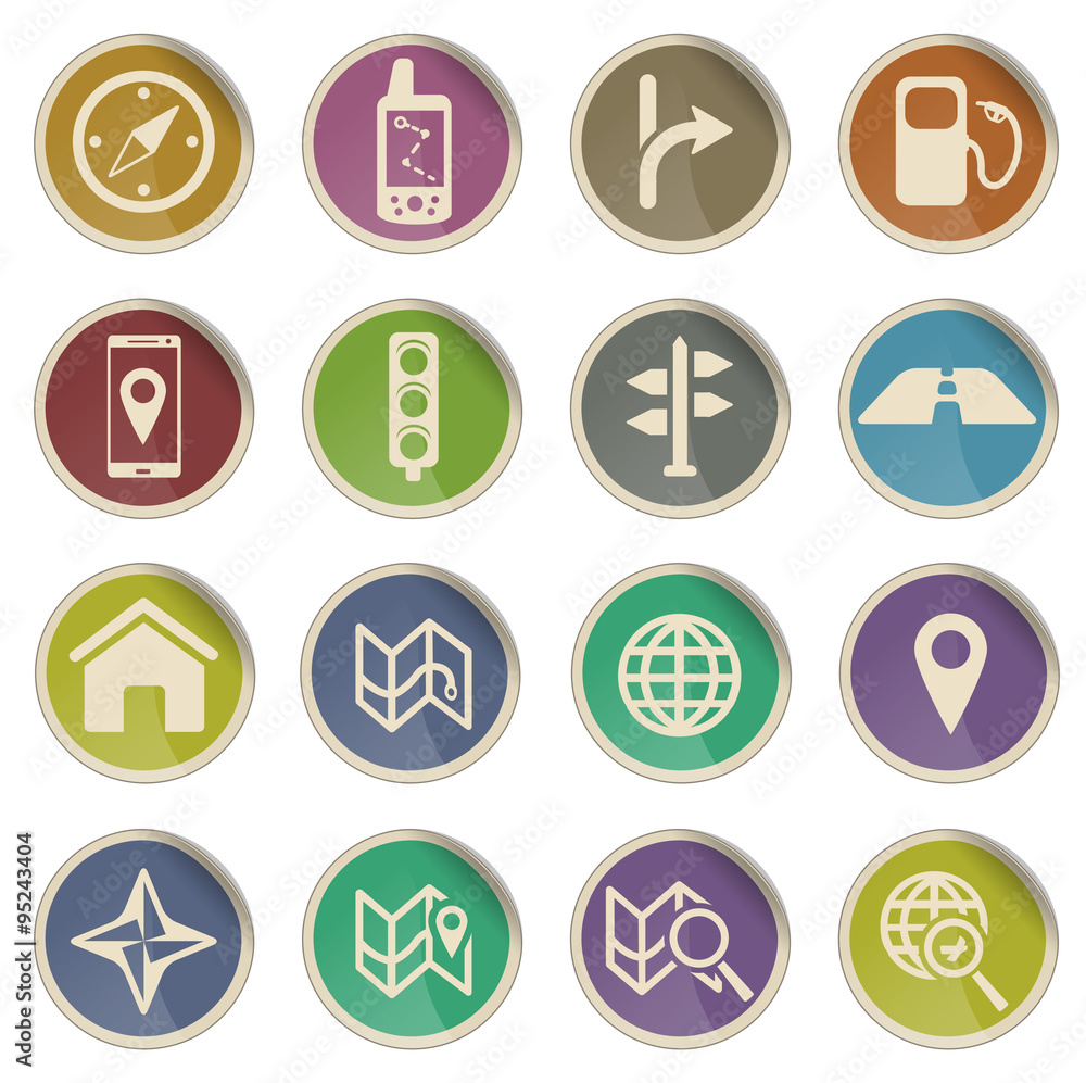 Navigation simply icons Navigation simply icons