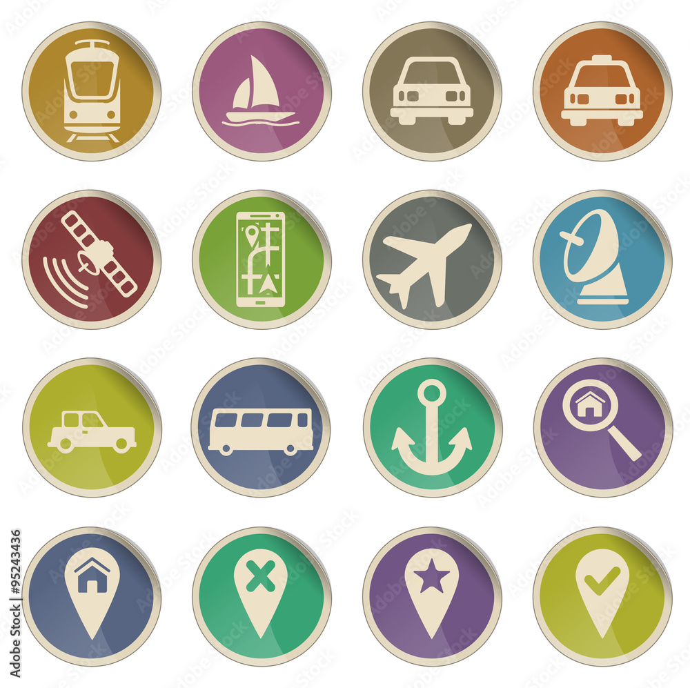 Navigation simply icons Navigation simply icons