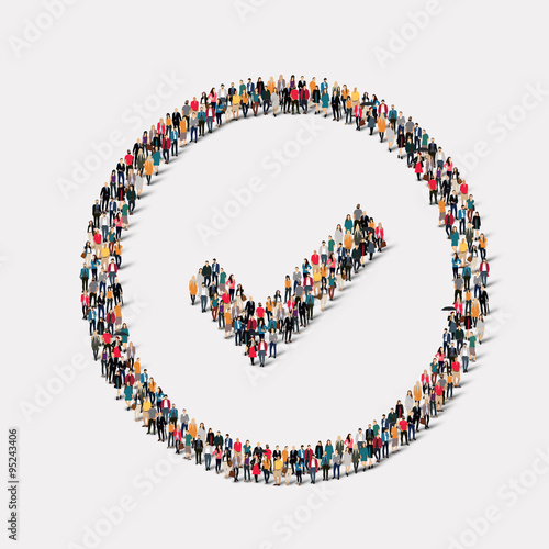 group  people form  checkmark