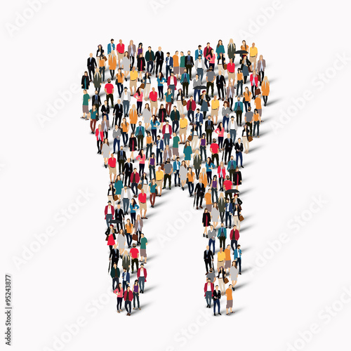people  shape  tooth dental