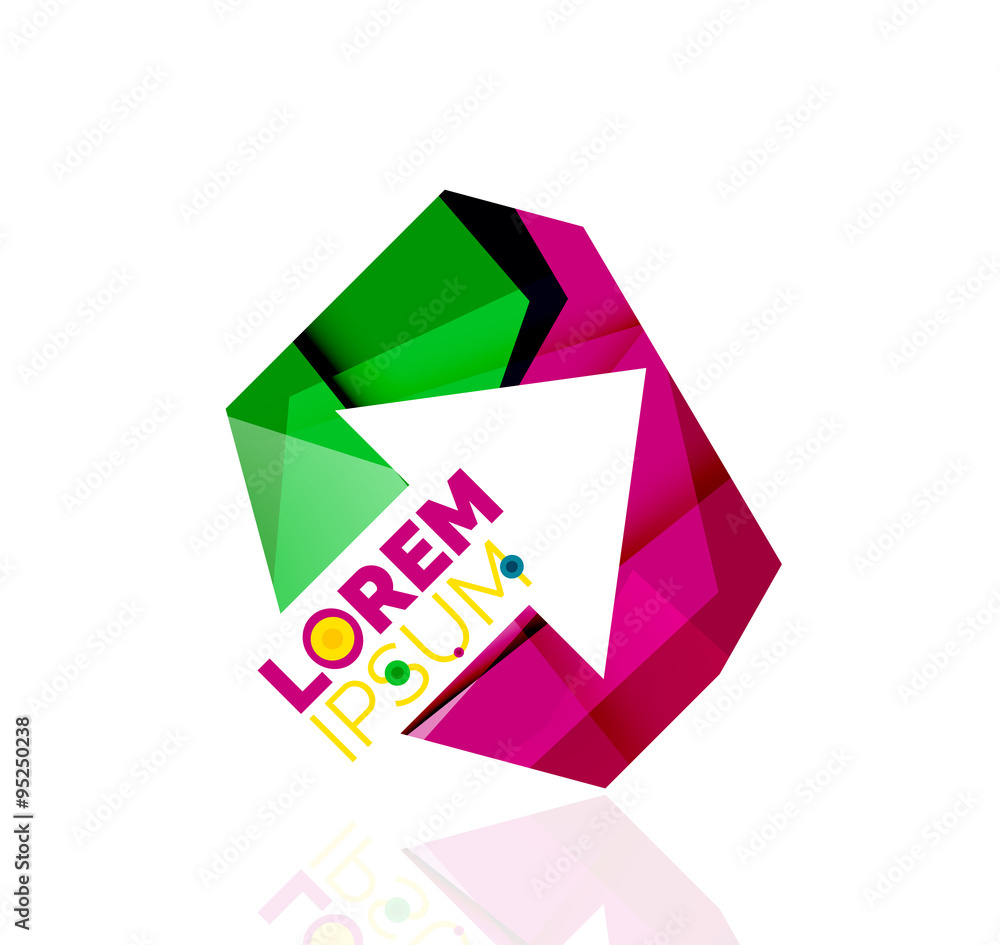 Vector arrow logo Vector arrow logo