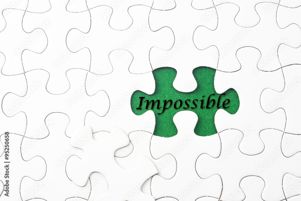 Impossible word at missing puzzle