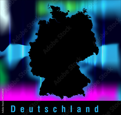 Karte von Deutschland photo