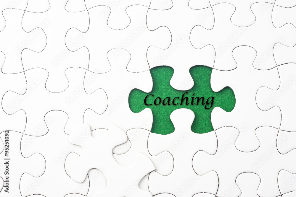 Coaching word at missing puzzle Coaching word at missing puzzle