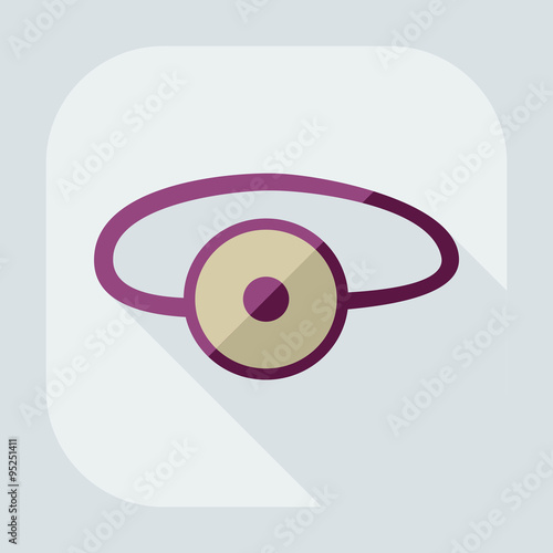 Flat modern design with shadow icon optics