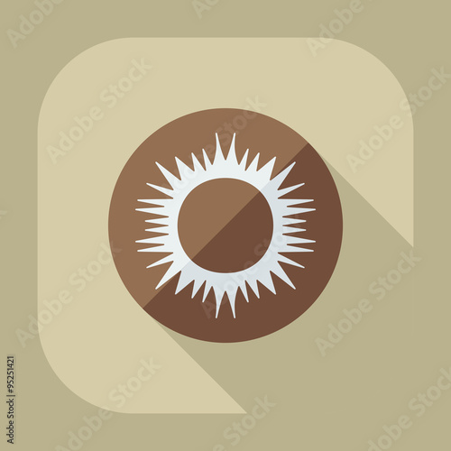 Flat modern design with shadow icon optics