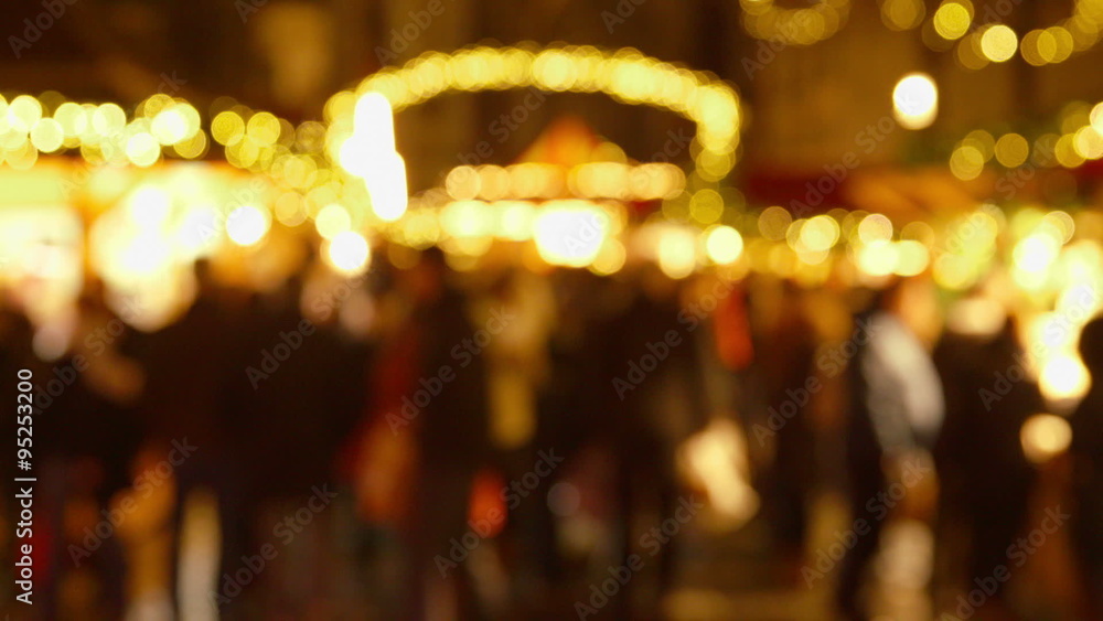 Abstract Defocused Christmas Background with Sparkling Lights Abstract Defocused Christmas Background with Sparkling Lights
