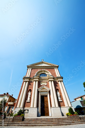 medieval old in italy europe milan religion and sunlight