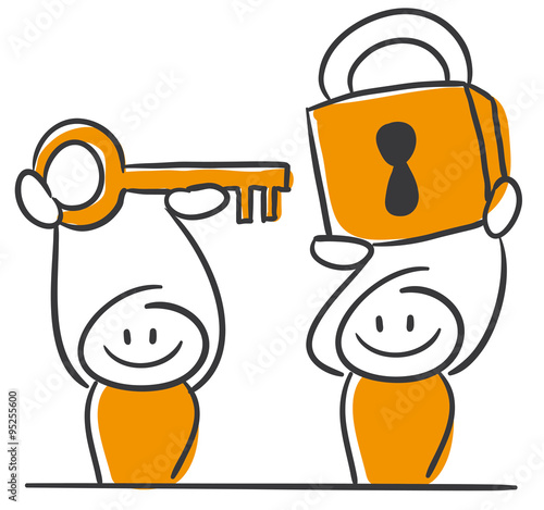 Strichmännchen Serie Pumpy / Schloss