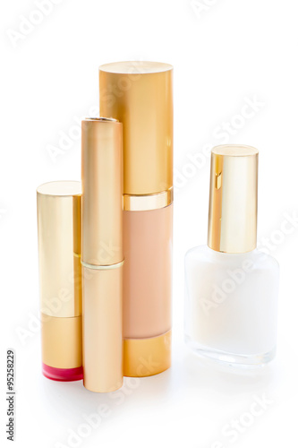 Group of cosmetics isolated...